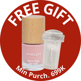 [FREE GIFT MIN PURCHASE 699RB] Natural Origin Nail Polish Free Spirited + Nail Stamp Exclusive INGLOT