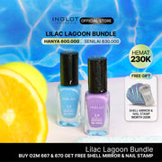 LILAC LAGOON BUNDLE - BUY 2 O2M BREATHABLE NAIL ENAMEL FREE 2 GIFT