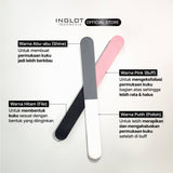 [Hemat 21%] INGLOT Nail Treatment Duos - Gel Effect Top Coat, Nail Buffer